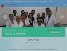 Tablet Screenshot of jivrajhealthcare.org